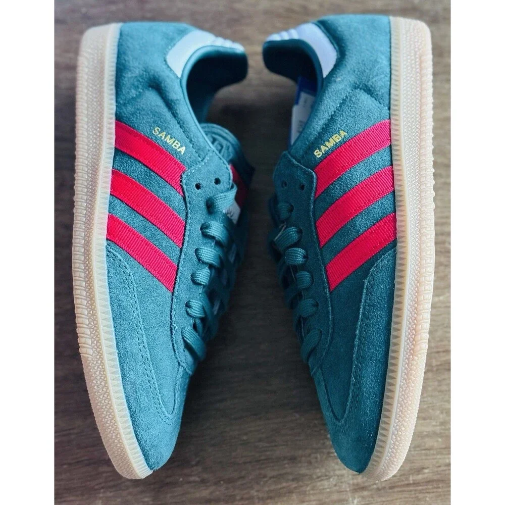 Men’s Size 8.5 adidas Samba OG FIFA World Cup Portugal Green Red IH6829 NIB